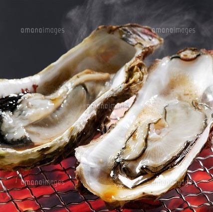 能登牡蠣の炭火焼き