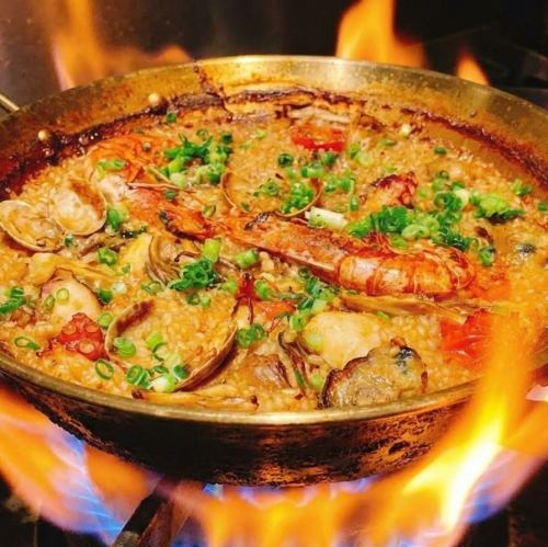 名物!魚介たっぷり和風パエリア 大(4人前)