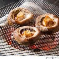 能登椎茸の炭火バター醤油焼き