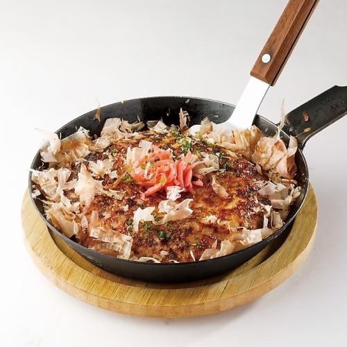 Monja style takoyaki
