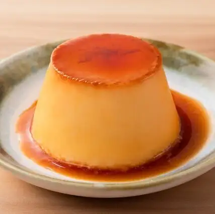 自家製モリモリ卵のプリン