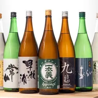 【銘酒との一期一会】日本酒 各種◆良質な水に恵まれた酒処の銘柄を厳選!出汁割りも◎ 528円(税込)~