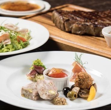 Course A [Perfect for farewell and welcome parties] Enjoy fresh seafood from the Seto Inland Sea, steak, and Hiroshima oysters at this French bistro.
