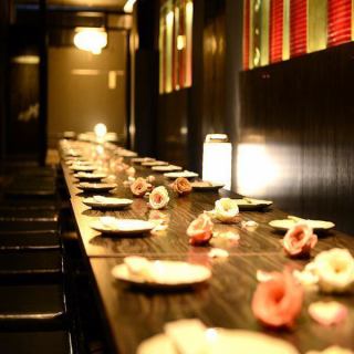 Fully private room with sunken kotatsu ◆This is a fully private room for 8 to 12 people.#Gifu Station #Gifu #Private room #All-you-can-drink #Meat #Birthday