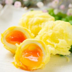 Soft-boiled egg tempura