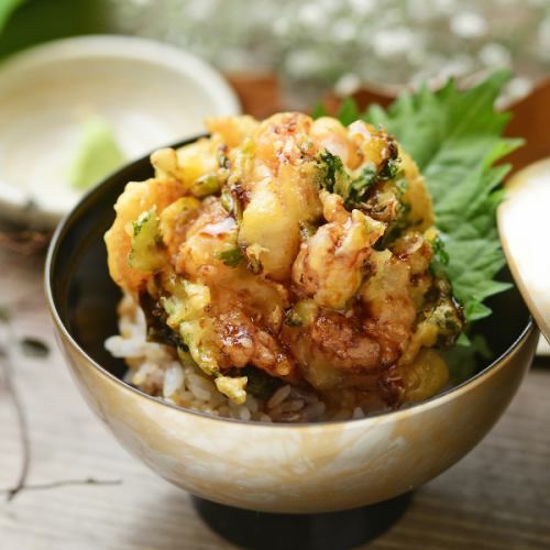 Shrimp Kakiage Tendon