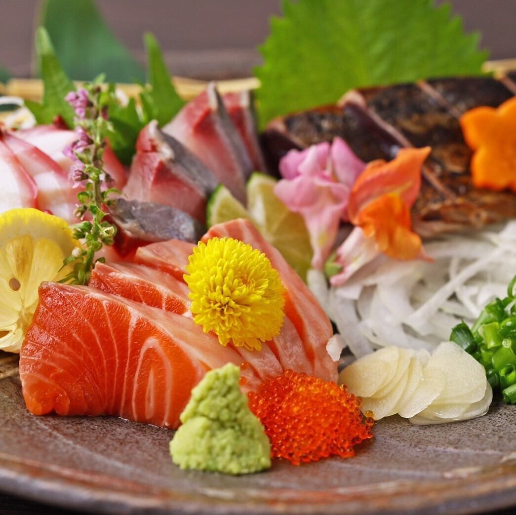 新鮮なお魚にこだわってお料理提供いたします！