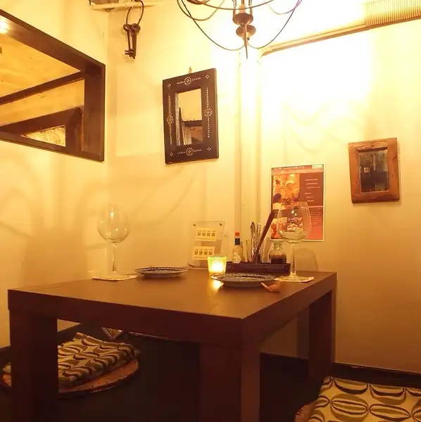 For those who prefer a quiet conversation, please choose one of our two private tatami rooms.
