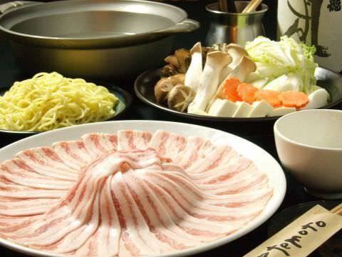 [Kagoshima specialty] Black pork shabu-shabu (reservation required in summer) *Price is for one person