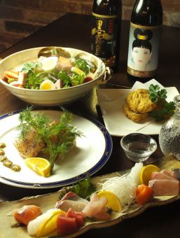 [2 hours all-you-can-drink included] Recommended for early summer parties! Course with sashimi ★ 8 dishes for 4,400 yen ◎