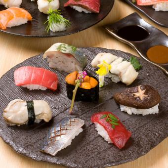 ◆「海どう」おまかせ寿司コース◆　4,000円≪その日のオススメをおまかせで≫