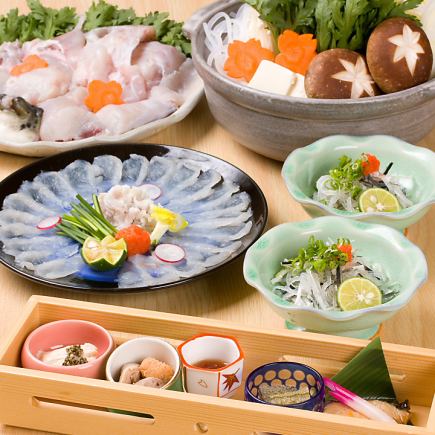 ◆とらふぐてっちりコース7100円※ご予約のみ 【ボリュームと質重視！】