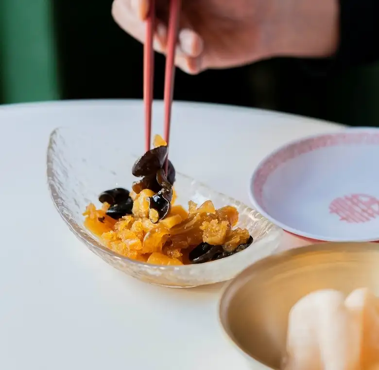 クラゲの甘醤油漬