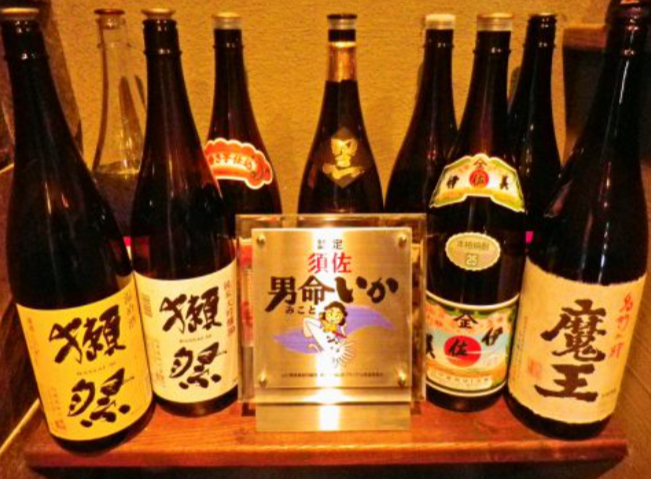 山口の地酒「獺祭」や「雁木」など多彩な銘柄をご用意しました！