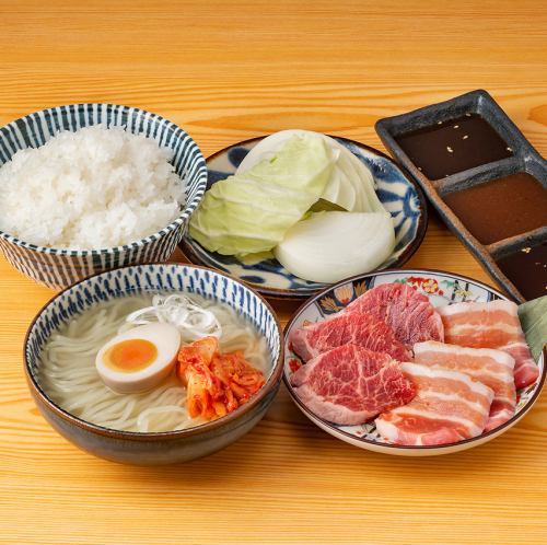 盛岡冷麵烤肉午餐