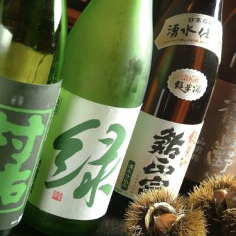 OK on the day! Premium all-you-can-drink for 2.5 hours including 8 types of local sake and 19 types of authentic shochu★2900 yen!