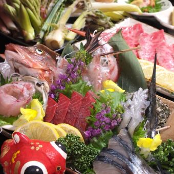 <3月～5月>【きんぎょ定番 出し巻き玉子等8品】通常2H→2.5H飲放+料理8品5000円(税込)