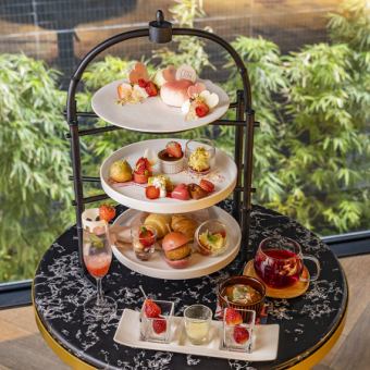 【季節限定】サントルM　Afternoon Tea 〈苺と贅沢ピスタチオ〉