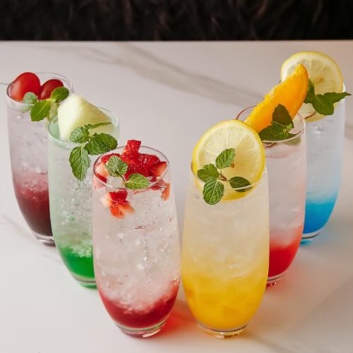 6色の推し色カラードリンク
