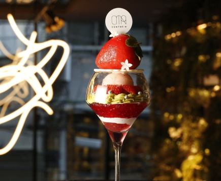 季節のパフェ　夜の部