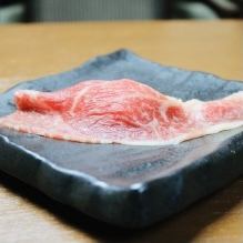 Meat sushi seared shoulder loin