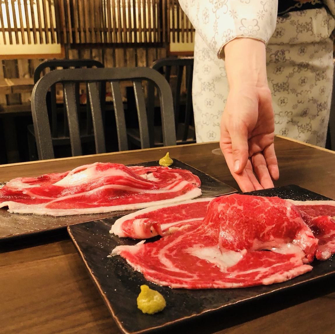 Enjoy delicious meat from all over the country in a private room inspired by the Taisho era.