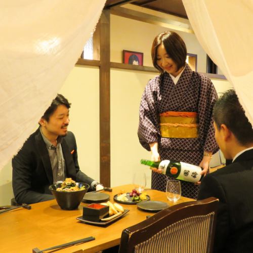 【We recommend you to drink according to the cuisine】