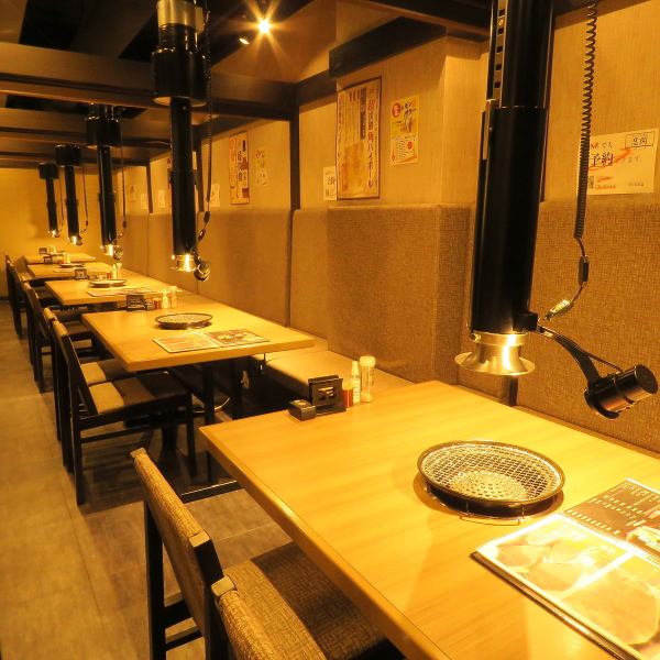 [For a large group or a small group♪] The spacious interior of the restaurant can be used by a small group of friends, a large company party, or a private party. Please drop in when you use it with your family♪
