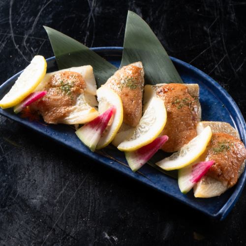 自家製明太子と地魚つけ焼き