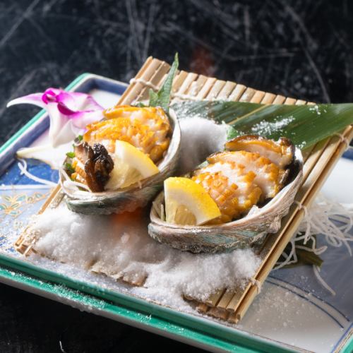 活アワビステーキ