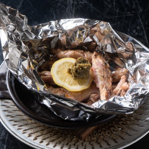 せせりのザル焼き