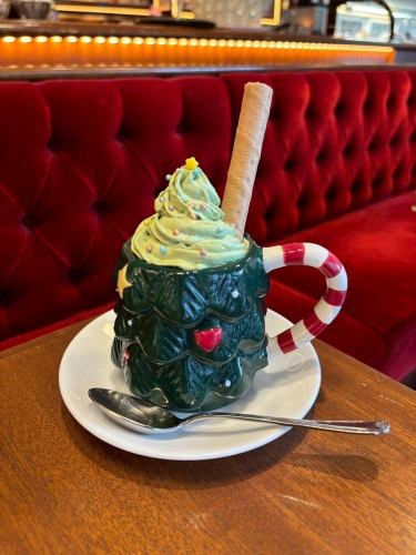 抹茶聖誕樹拿鐵