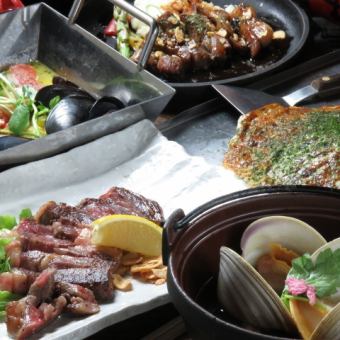 [2 hours of all-you-can-drink included] A luxurious banquet course featuring Okayama oysters, Japanese beef koune, and more. 9 dishes for 6,800 yen