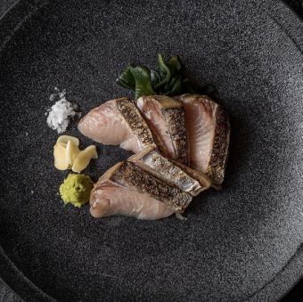Grilled Spanish mackerel - Instantly smoked