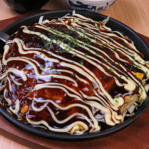 Hiroshima-style okonomiyaki set