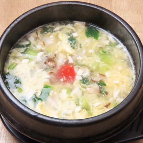 海鮮豆腐スープ