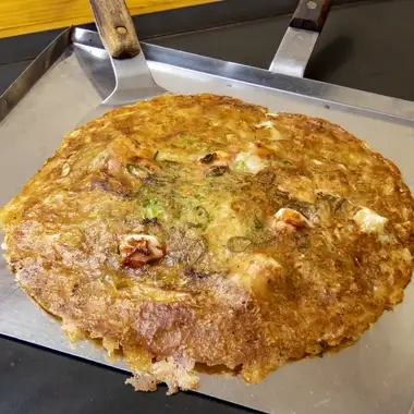 【お料理のみ】お好み焼きも焼きそばも楽しめる『ベーシックコース』全4品お一人2420円(税込)
