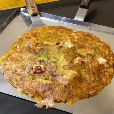 【お料理のみ】お好み焼きも焼きそばも楽しめる『ベーシックコース』全4品お一人2420円(税込)