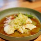 イカ 葱ソース掛け