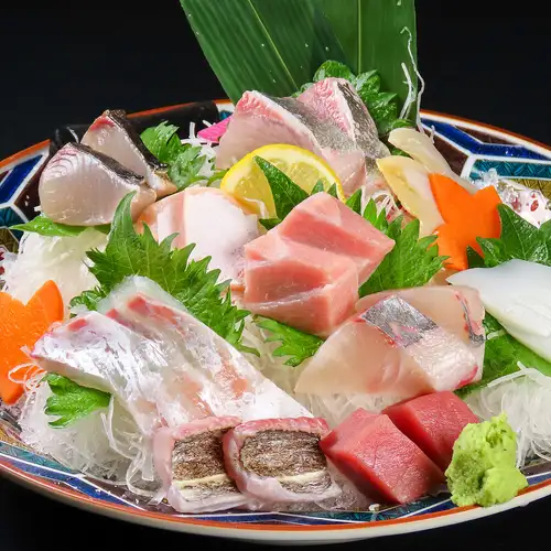 鮮度抜群のお造りをご堪能