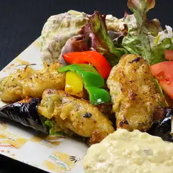 【季節限定】カキバターソテー　自家製タルタルソース掛け