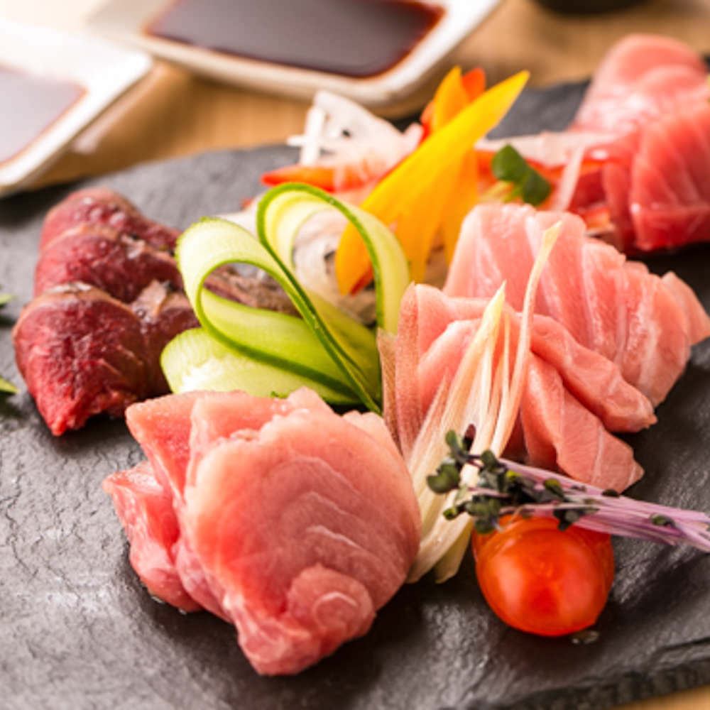 We will deliver fresh seafood purchased daily from Toyosu Market.
