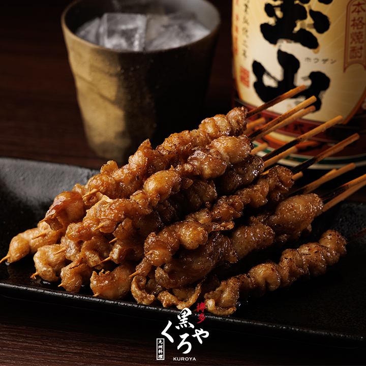 ［博多かわ串］ビールや焼酎、地酒と相性抜群の名物串焼き