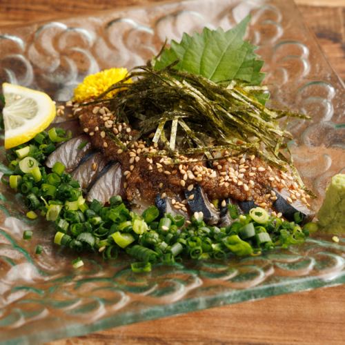 White sesame mackerel
