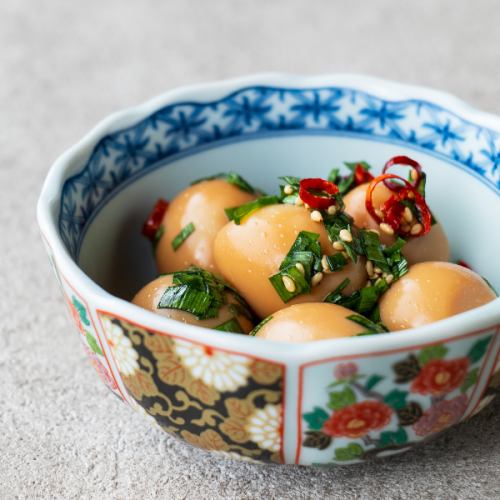 うずらのニラ醤油漬け