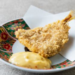 自制塔塔酱和炸竹荚鱼