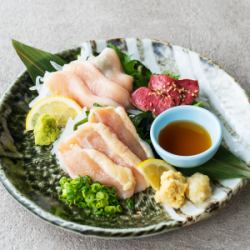 3种鸡肉刺身拼盘