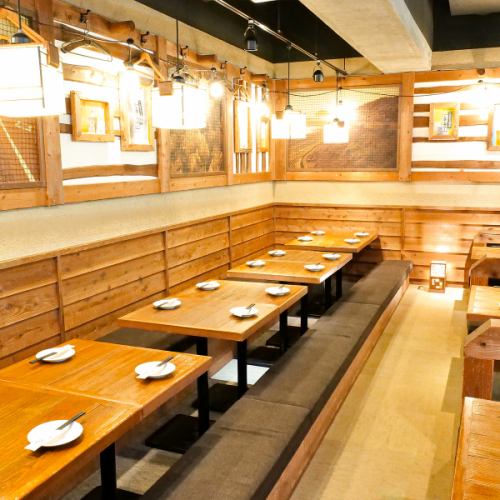 少人数から団体で利用可能