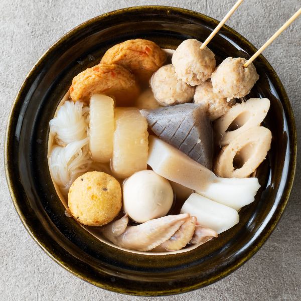 お通しおでんが500円で食べ放題!!