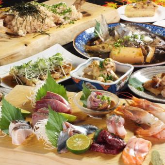 If you're in doubt, this is the one for you! [Unification Lords Course] 6,000 yen, a very satisfying course with 12 dishes and all-you-can-drink!!